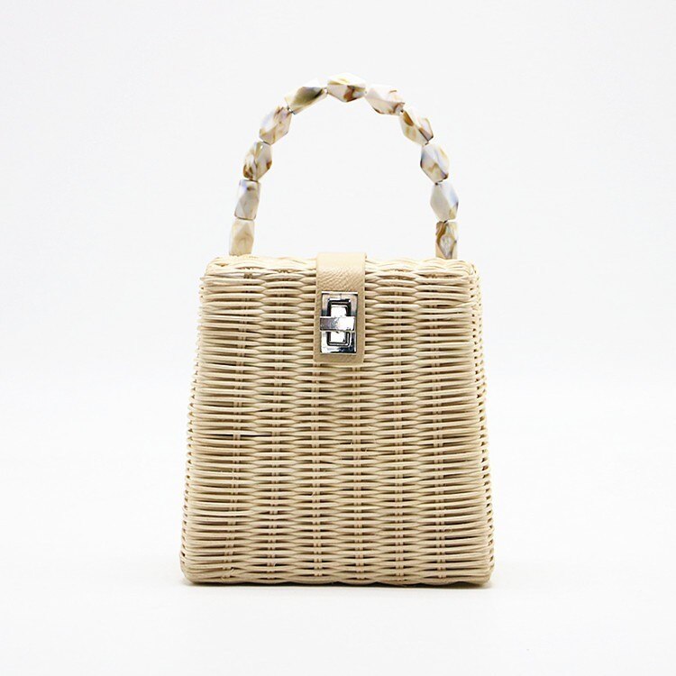 Luxury Handbags Women Boho Straw Braided handbags