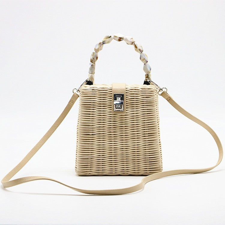 Luxury Handbags Women Boho Straw Braided handbags