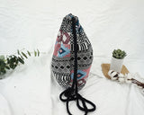 LilyHood Women Fabric Backpack Female Gypsy Bohemian Boho Chic