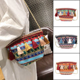 Tassel Messenger Bag Boho Tote