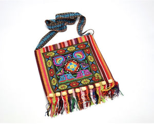 Hmong Vintage Chinese National Style Ethnic Shoulder Bag Embroidery