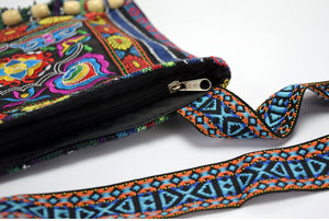 Hmong Vintage Chinese National Style Ethnic Shoulder Bag Embroidery