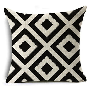 Hyha Morocco Style Cushion Cover Cotton Linen Bohemian Paisley Decorative Pillows Cover Arrow Flower Arc Mosaic Printing