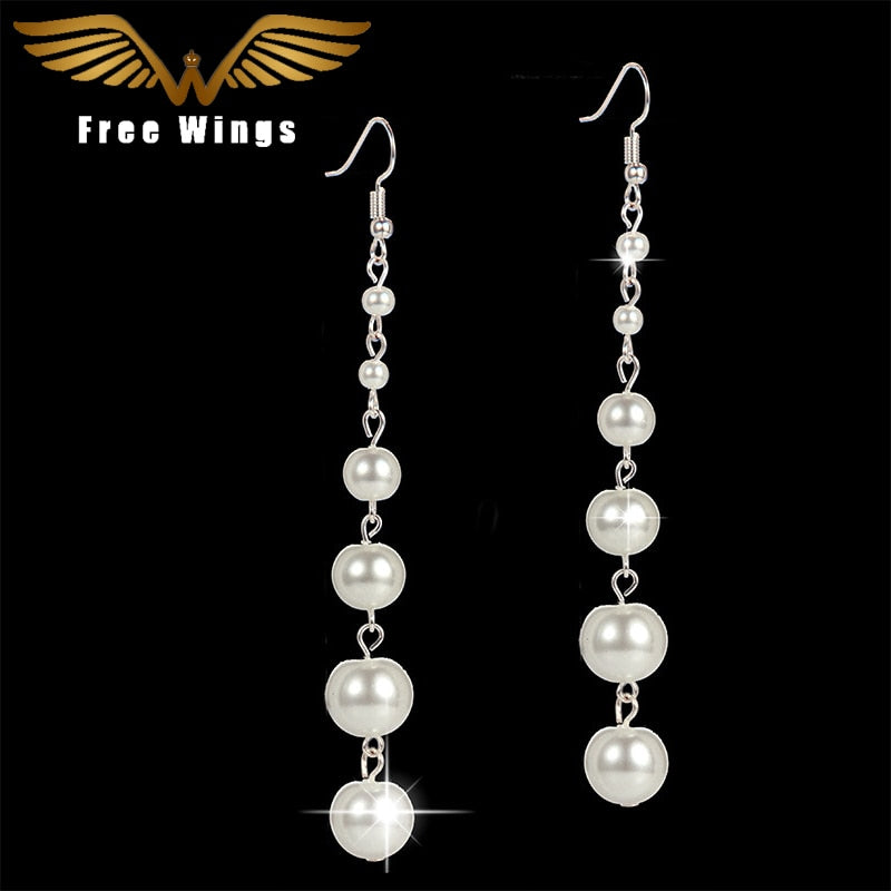 Big Long Earrings Pearl Earrings from india bohemian Silver Gold Earrings For Women Earings Fashion Jewelry