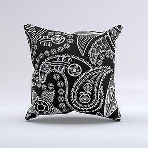 Paisley Geometric Cushion Pillow Bohemia India Abstract Flower Pillow Case Morocco Beauty Chair For Sofa Throw 43Cm Linen Plain