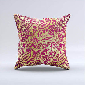 Paisley Geometric Cushion Pillow Bohemia India Abstract Flower Pillow Case Morocco Beauty Chair For Sofa Throw 43Cm Linen Plain