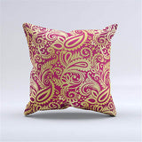 Paisley Geometric Cushion Pillow Bohemia India Abstract Flower Pillow Case Morocco Beauty Chair For Sofa Throw 43Cm Linen Plain