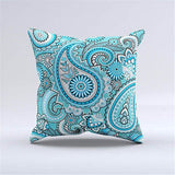 Paisley Geometric Cushion Pillow Bohemia India Abstract Flower Pillow Case Morocco Beauty Chair For Sofa Throw 43Cm Linen Plain