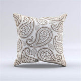 Paisley Geometric Cushion Pillow Bohemia India Abstract Flower Pillow Case Morocco Beauty Chair For Sofa Throw 43Cm Linen Plain