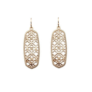 ZWPON Bohemian Gold Filigree Hollow Teardrop Earrings 2018 Famous Brand Jewelry Boho Fashion Women's Morocco Statement Earrings