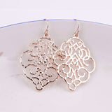 ZWPON New Gold Filigree Morocco Earrings for Women Fashion Drop Earrings Jewelry Zinc Alloy Basic Statement Earrings 2018