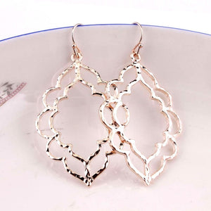 ZWPON New Gold Filigree Morocco Dangle Earrings for Women Fashion Jewelry Zinc Alloy Basic Statement Earrings Wholesale 2018