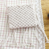 Crossbody Shoulder Bag Woven Handmade