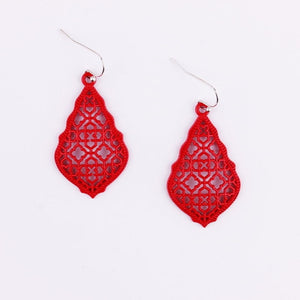 ZWPON Bohemian Gold Filigree Hollow Teardrop Earrings 2018 Famous Brand Jewelry Boho Fashion Women's Morocco Statement Earrings