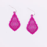 ZWPON Bohemian Gold Filigree Hollow Teardrop Earrings 2018 Famous Brand Jewelry Boho Fashion Women's Morocco Statement Earrings