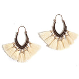 Fashion Handmade Tassel Earrings for Women Bohemia Ethnic Vintage Boho Fringe Statement Earring Charm Jewelry Gifts