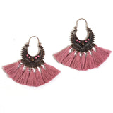 Fashion Handmade Tassel Earrings for Women Bohemia Ethnic Vintage Boho Fringe Statement Earring Charm Jewelry Gifts