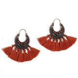 Fashion Handmade Tassel Earrings for Women Bohemia Ethnic Vintage Boho Fringe Statement Earring Charm Jewelry Gifts