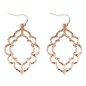 ZWPON 2018 Zinc Alloy Morocco Festival Springtime Filigree Earrings Women Inspirational Jewelry Mothers Day Gifts Wholesale