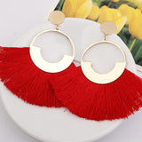 Handmade Bohemian Big Tassel Earrings for Women Lady Female Fringe Earring Brincos Fashion Statement Jewelry