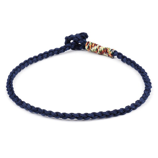 DIEZI Ethnic Dropship Couple Red Blue Bracelets For Women Men Lucky String Handmade Weave Cotton Rope Bracelets Boho Girls Gift