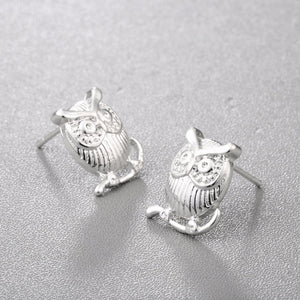 Golden Silver Women Earrings Femme Swan Dogs Paw Animal Ethnic Boho Jewelry