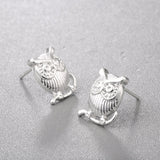 Golden Silver Women Earrings Femme Swan Dogs Paw Animal Ethnic Boho Jewelry