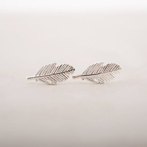 SMJEL 2018 Fashion Feather Women Earrings Boho Long Vintage Leaf Stud Earrings Ear Cuff Jewelry Accessories Gift