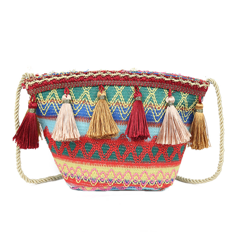 Tassel Messenger Bag Boho Tote