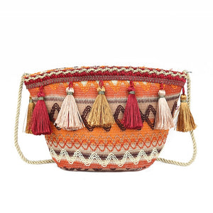 Tassel Messenger Bag Boho Tote