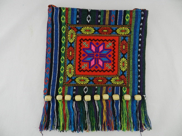 Hmong Vintage Chinese National Style Ethnic Shoulder Bag Embroidery