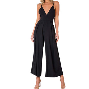 Womail bodysuit Women Summer Fashion Boho V Neck Backless Jumpsuit Clubwear Bodycon Playsuit Romper Casual NEW dropship M7