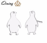 Golden Silver Women Earrings Femme Swan Dogs Paw Animal Ethnic Boho Jewelry