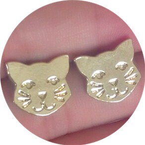 Golden Silver Women Earrings Femme Swan Dogs Paw Animal Ethnic Boho Jewelry