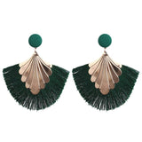 Long Tassel Statement Earrings for Women Bohemian Ethnic Tassel Earring Boho Flower Fringed Earings Fashion Jewelry