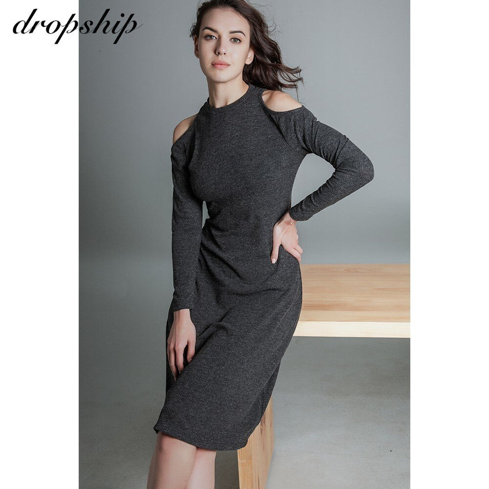 Dropship Dress Women Dresses Sexy Maxi Party Vintage Vestidos Verano 2019 Robe Femme Boho Off The Shoulder O-neck Long Sleeves