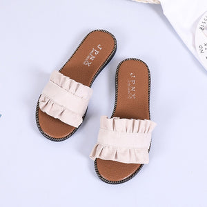 Women Flip Flops Ladies Slipper Summer Beach boho Shoes Woman Solid Color Flat Heel Slipper Chaussures GSE630