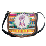 National Wind Canvas Postman Package Women Shoulder Bag