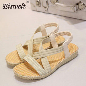 Flats Women Sandals Fashion Casual Beach Girls Summer Sandals Bohemian Women Shoes Women Summer Shoes Concise