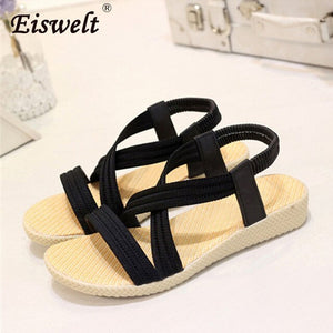 Flats Women Sandals Fashion Casual Beach Girls Summer Sandals Bohemian Women Shoes Women Summer Shoes Concise