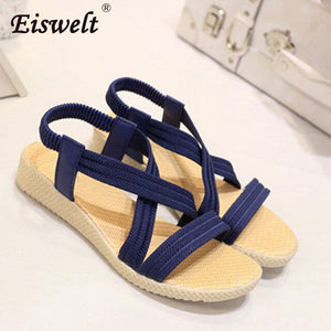 Flats Women Sandals Fashion Casual Beach Girls Summer Sandals Bohemian Women Shoes Women Summer Shoes Concise