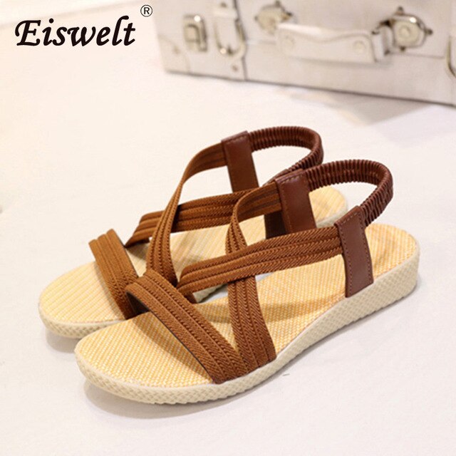 Flats Women Sandals Fashion Casual Beach Girls Summer Sandals Bohemian Women Shoes Women Summer Shoes Concise