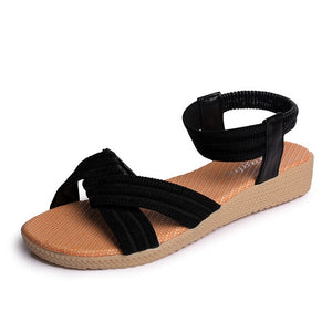 GTIME 2019 Women's Sandals Bohemian Comfortable Ladies Shoes Beach Gladiator Sandals Women's Shoes