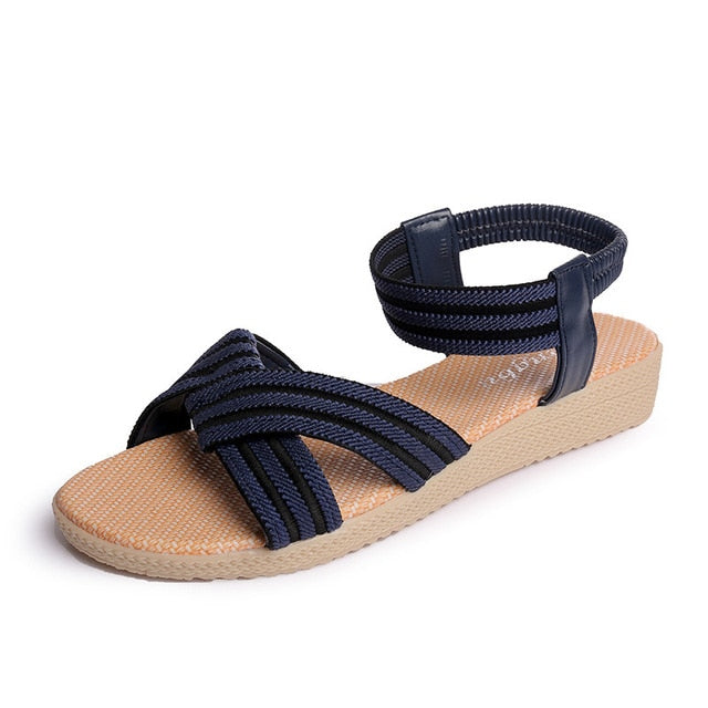 GTIME 2019 Women's Sandals Bohemian Comfortable Ladies Shoes Beach Gladiator Sandals Women's Shoes