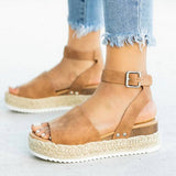 Women's Summer Shoes Solid Bohemian Studded Flat Sandals Women Comfy Platform Sandal Shoes Sandalias