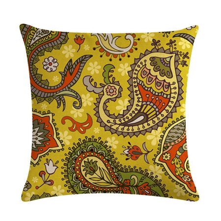 Morocco Style Geometric Cushion Cover Cotton Linen Bohemian Flowers Decorative Pillows Cover Home Decor Sofa Chair Throw Pillows