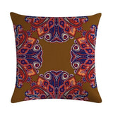 Morocco Style Geometric Cushion Cover Cotton Linen Bohemian Flowers Decorative Pillows Cover Home Decor Sofa Chair Throw Pillows