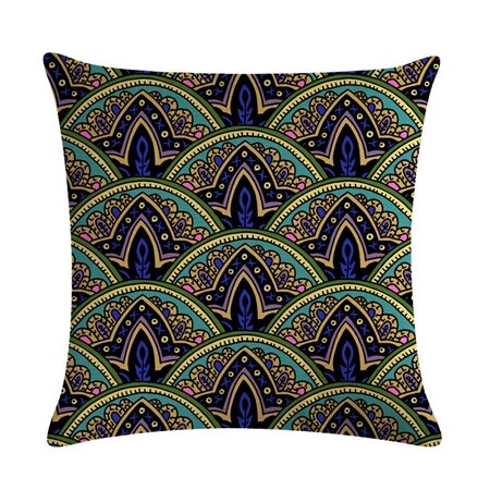 Morocco Style Geometric Cushion Cover Cotton Linen Bohemian Flowers Decorative Pillows Cover Home Decor Sofa Chair Throw Pillows