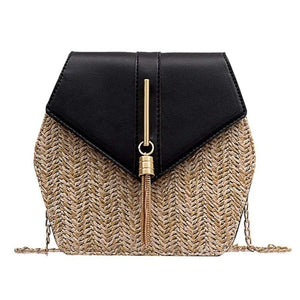 Hexagon Mulit Style Bag Handbags Women Summer Rattan Bags Women